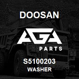 S5100203 Doosan WASHER | AGA Parts