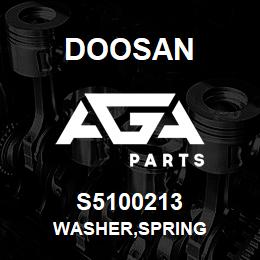 S5100213 Doosan WASHER,SPRING | AGA Parts