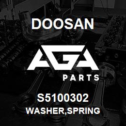 S5100302 Doosan WASHER,SPRING | AGA Parts