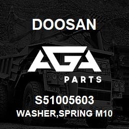 S51005603 Doosan WASHER,SPRING M10 | AGA Parts