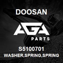 S5100701 Doosan WASHER,SPRING,SPRING | AGA Parts