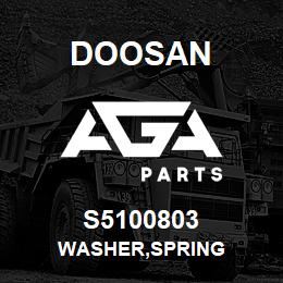 S5100803 Doosan WASHER,SPRING | AGA Parts