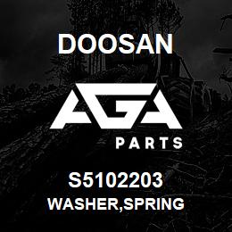 S5102203 Doosan WASHER,SPRING | AGA Parts