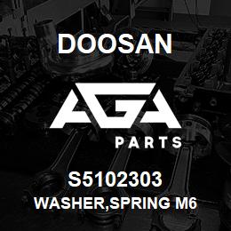 S5102303 Doosan WASHER,SPRING M6 | AGA Parts