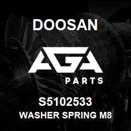 S5102533 Doosan WASHER SPRING M8 | AGA Parts