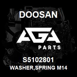 S5102801 Doosan WASHER,SPRING M14 | AGA Parts