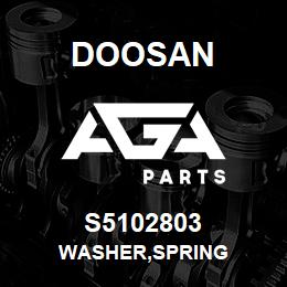 S5102803 Doosan WASHER,SPRING | AGA Parts