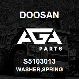 S5103013 Doosan WASHER,SPRING | AGA Parts