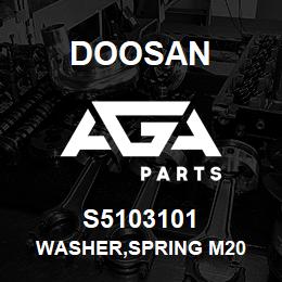 S5103101 Doosan WASHER,SPRING M20 | AGA Parts