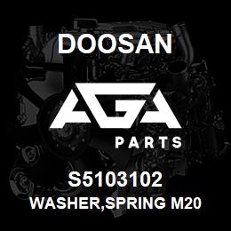 S5103102 Doosan WASHER,SPRING M20 | AGA Parts