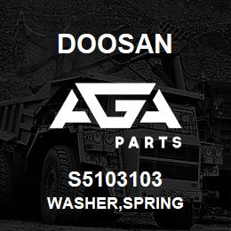 S5103103 Doosan WASHER,SPRING | AGA Parts