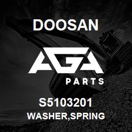 S5103201 Doosan WASHER,SPRING | AGA Parts