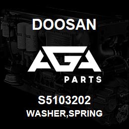 S5103202 Doosan WASHER,SPRING | AGA Parts