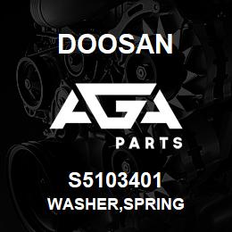 S5103401 Doosan WASHER,SPRING | AGA Parts