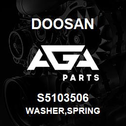 S5103506 Doosan WASHER,SPRING | AGA Parts