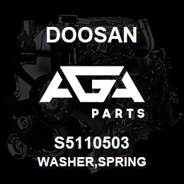 S5110503 Doosan WASHER,SPRING | AGA Parts