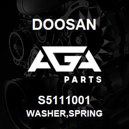 S5111001 Doosan WASHER,SPRING | AGA Parts