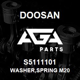 S5111101 Doosan WASHER,SPRING M20 | AGA Parts