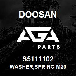 S5111102 Doosan WASHER,SPRING M20 | AGA Parts