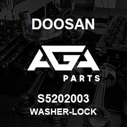 S5202003 Doosan WASHER-LOCK | AGA Parts