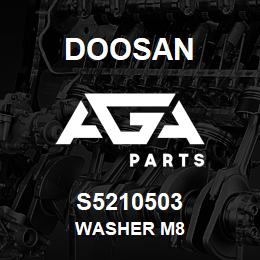 S5210503 Doosan WASHER M8 | AGA Parts