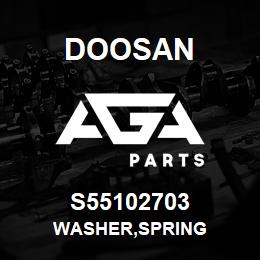 S55102703 Doosan WASHER,SPRING | AGA Parts