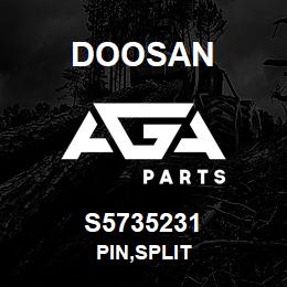 S5735231 Doosan PIN,SPLIT | AGA Parts