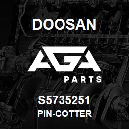 S5735251 Doosan PIN-COTTER | AGA Parts