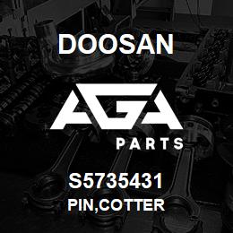 S5735431 Doosan PIN,COTTER | AGA Parts