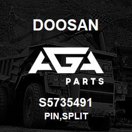 S5735491 Doosan PIN,SPLIT | AGA Parts