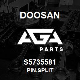 S5735581 Doosan PIN,SPLIT | AGA Parts