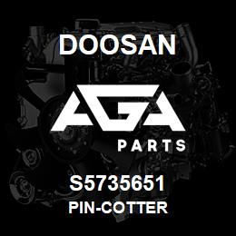 S5735651 Doosan PIN-COTTER | AGA Parts