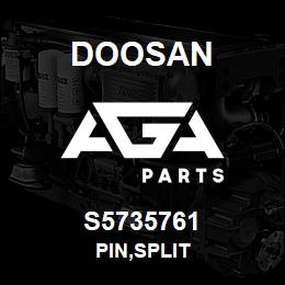 S5735761 Doosan PIN,SPLIT | AGA Parts