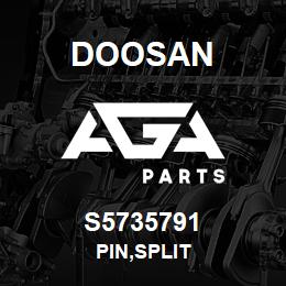 S5735791 Doosan PIN,SPLIT | AGA Parts