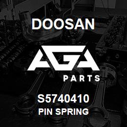 S5740410 Doosan PIN SPRING | AGA Parts