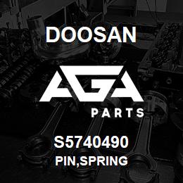 S5740490 Doosan PIN,SPRING | AGA Parts