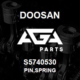 S5740530 Doosan PIN,SPRING | AGA Parts