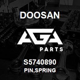 S5740890 Doosan PIN,SPRING | AGA Parts