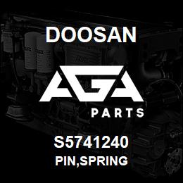 S5741240 Doosan PIN,SPRING | AGA Parts