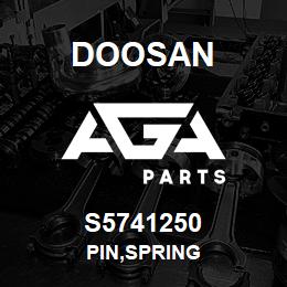 S5741250 Doosan PIN,SPRING | AGA Parts