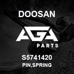 S5741420 Doosan PIN,SPRING | AGA Parts