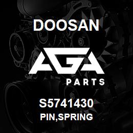 S5741430 Doosan PIN,SPRING | AGA Parts