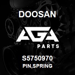 S5750970 Doosan PIN,SPRING | AGA Parts