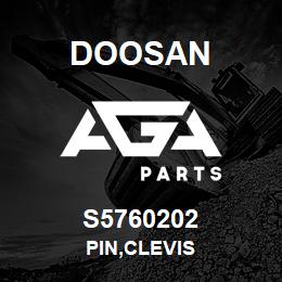 S5760202 Doosan PIN,CLEVIS | AGA Parts