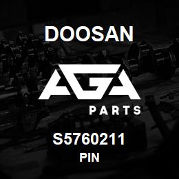 S5760211 Doosan PIN | AGA Parts