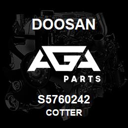 S5760242 Doosan COTTER | AGA Parts