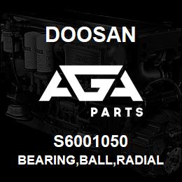 S6001050 Doosan BEARING,BALL,RADIAL | AGA Parts