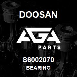 S6002070 Doosan BEARING | AGA Parts