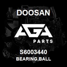 S6003440 Doosan BEARING,BALL | AGA Parts