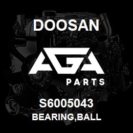 S6005043 Doosan BEARING,BALL | AGA Parts